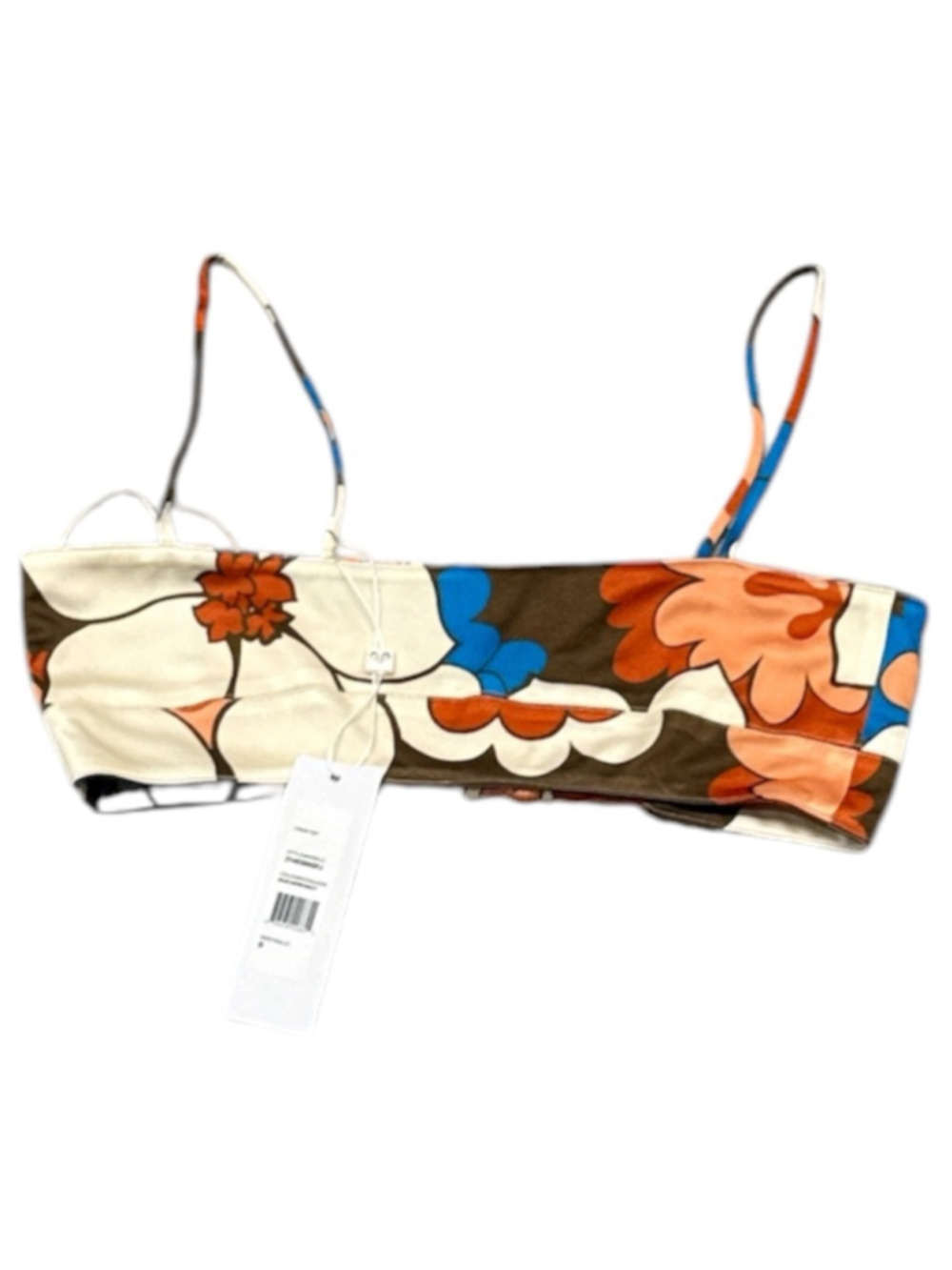 Title
Ronny Kobo Groovy Floral Bikini Crop Top Blue Aster M
NWT